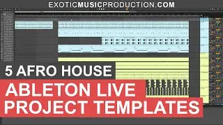 5 AFRO HOUSE SONGSTARTERS | Ableton Live Project Templates | LE YORA, Marasi, Rampa, NITEFREAK Style