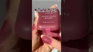 NYX butter melt blush - burgundy fall blush #blush #nyxcosmetics #burgundymakeup #fallmakeup