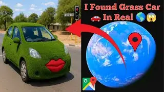 I Found Grass Car 🚗 In Real On Google Earth Old Maps 🌎#googlemaps #googleearth #viralvideo 
