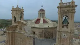 Malta 19 -day 2 Gozo, Gharb Church towers up close