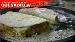 How To Make Perfect Crispy POTATO AND CHEESE QUESADILLA ? VEG QUESADILLA | CHEESY QUESADILLA RECIPE