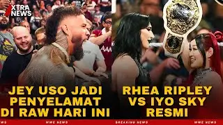 Jey Uso jadi PENYELAMAT di Raw.. Rhea Ripley vs IYO SKY Resmi buat Evolution 2.. | WWE News