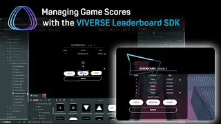 Управление игровыми результатами с помощью SDK для таблиц лидеров VIVERSE