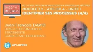 Identifier ses processus (4/4) : Interdépendance des processus & relations processus/fonctions