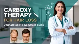Carboxy Therapy for Hair Loss: Risks, Procedure, Benefits & Results| Dermatologist Guide#carboxy