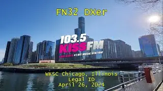 103.5 KISS-FM | WKSC Chicago, Illinois Legal ID (4/26/2024)