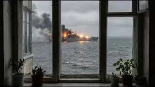 2 MINUTES AGO! $30 Million Russian Frigate SINKS After Precision Drone Hit!