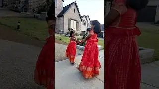 Sritha Shanvitha swing 2024 #sisterbond #sister #langavoni