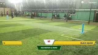 VSG vs BLACK SQUAD Live Cricket Match | Sai Smashers Sports Academy Turf Championship 2  Live - Sais
