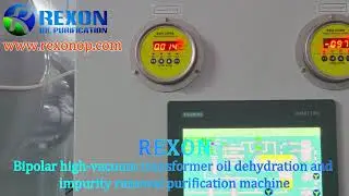 Bipolar High Vacuum Transformer Oil Dehydration and Purification Machine
