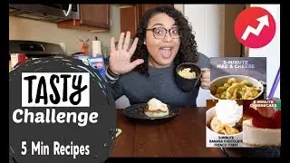TASTY CHALLENGE | TESTING OUT BUZZFEED'S 5 MIN RECIPES!
