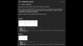 Problem 141. Linked List Cycle || LeetCode || Day4- LinkedList based