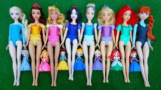 Cute Miniatures Disney Princess Frozen ELSA & Annall! elsa satisfying [ Unboxing ASMR