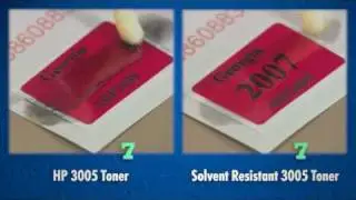 Solvent Resistant Toner