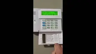 como cambiar la hora y fecha en teclado de alarma honeywell vista 20, 21, 15