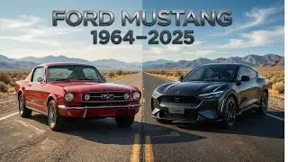 Ford Mustang Evolution (1964–2025) — 60 Years of American Muscle in Motion
