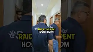 MASS RAID at eSaral Gurukul Student Hostel Room 💀 Bachcha Pakda Gaya 😡 #shorts #esaral #jee #neet
