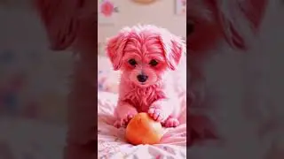 Pink colour puppy#cute #puppy #doglover
