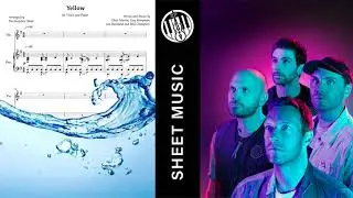 Coldplay - Yellow | Sheet Music for Violin and Piano