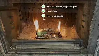Kaminblock lüks şömine odunu