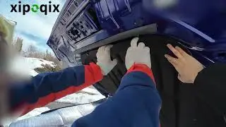How to Install xipoqix Hood Insulation Pad Mat Compatible with 2024 2025 Toyota Tacoma 2025 4Runner