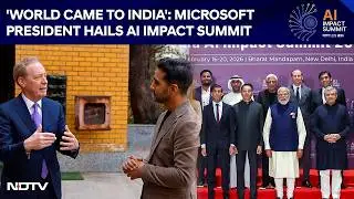 AI Summit 2026 | Microsoft's Brad Smith Says India Made a Global Impact on AI Stage