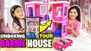 BARBIE Doll House Tour PART-2😍| Doll House Playset for Kids😍 #samayranarula #unboxing #tour