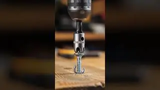 ​The Ultimate Tool for Installing Eye Hooks. #technology #drill #engineering #diy #satisfying