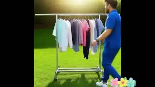 High quality stainless steel clothing rack garment stand
