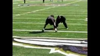 Cory Redding practicing 2