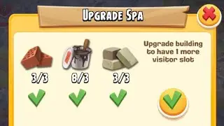 Hay Day Gameplay 189 , Upgrade Spa In Town (Level 54)