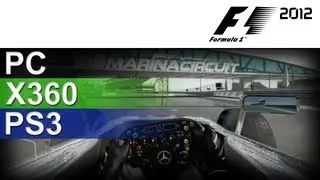 F1 2012 Graphics Comparison PC Playstation 3 Xbox 360