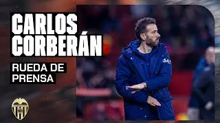 RUEDA DE PRENSA DE CARLOS CORBER&Aacute;N POSTERIOR AL REAL SPORTING 0 - 2 VALENCIA CF