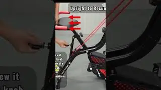 🚴&zwj;♂️ pooboo Folding Exercise Bike | Compact & Comfortable | #shorts #fitness