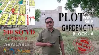 200 Sq Corner Plot For Sale In Garden City