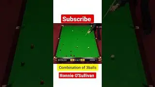 Ronnie O'Sullivan Amazing combination Shot 🔥 #ronnieosullivan #snooker #markselby #juddtrump #sports