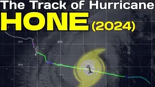 The Track of Hurricane Hone (2024)