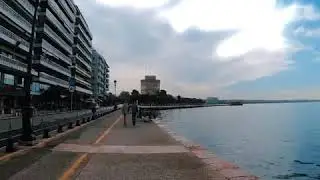 The White Tower of Thessaloniki Greece / &Lambda;&epsilon;&upsilon;&kappa;ό&sigmaf; &Pi;ύ&rho;&gamma;&omicron;&sigmaf;