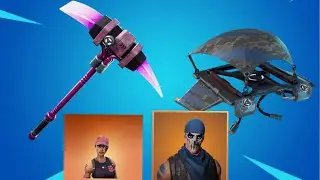 New rose glow pickax and wild streak glider in fortnite (STW exclusive)