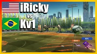iRicky vs Kv1 | USA vs Brazil | Ranked Rocket League 1v1 Gameplay