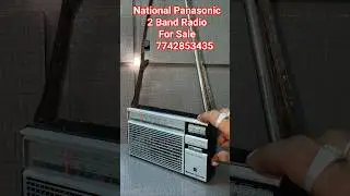 National Panasonic 2 Band Radio Made In Japan Available ✅ #national #panasonic #radio #radioshow
