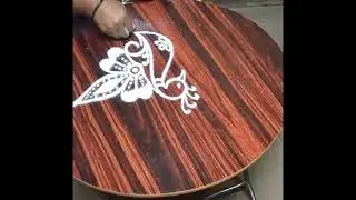 Simple & Easy Free hand Rangoli//Beautiful Creative Rangoli//Azhagu Azhagu kolam.