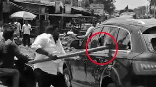 YSRCP Activist Attacks Bonda Uma & Buddha Venkanna Car | YSRCP VS TDP | ORTV Telugu