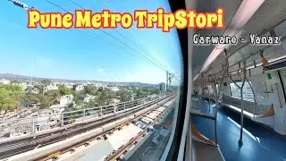 Pune Metro Vlog | Garware College to Vanaz and Back | Ticket price timings | Aapli Metro TripStori
