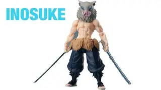 BuzzMod Demon Slayer Inosuke Hashibira Action Figure Review!