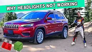 Why Left Right Headlight Does Not Work on Jeep Cherokee 2014 2015 2016 2017 2018 2019 2020 2021 2022
