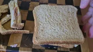 Crimpit toastie using normal bread