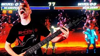 No Helmet - Defiant Blue Skulls - Yamaha BB735a #metal #bass