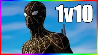 Fortnite 1v10 Squads Clutch WIN!