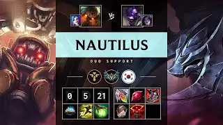Nautilus Support vs Alistar - KR Challenger Patch 25.20